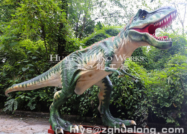 华龙艺术侏罗纪主题公园玻璃钢恐龙摆件