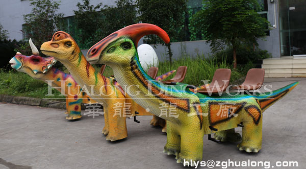 华龙艺术儿童骑乘大型恐龙车