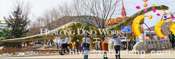 华龙艺术侏罗纪公园大型机械恐龙展览18M