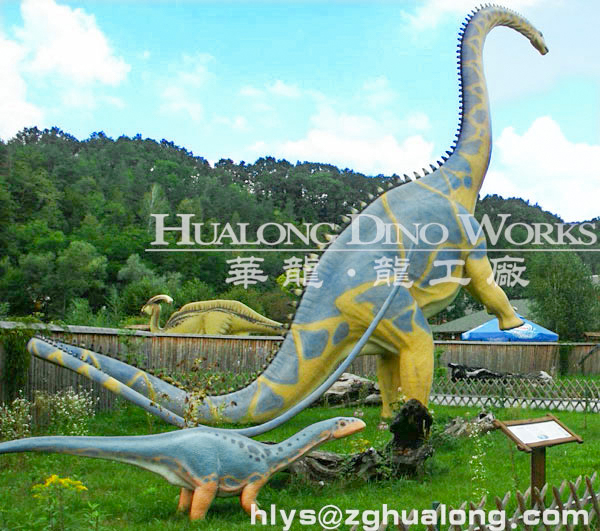华龙艺术户外景观园林大型仿真恐龙展览20M