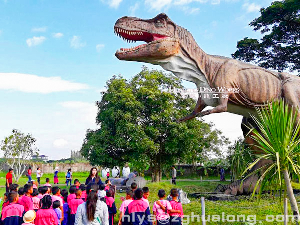 华龙艺术主题公园户外园林景区大型仿真恐龙摆件18M