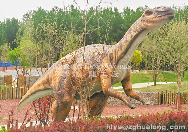 华龙艺术户外园林景观大型仿真恐龙模型