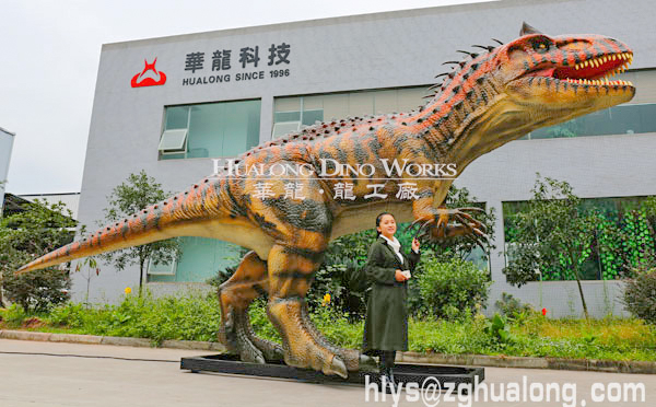 华龙艺术户外景区大型仿真恐龙模型8M