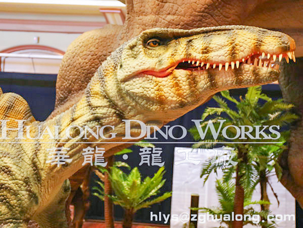 华龙艺术室内高端博物馆大型仿真电动机械恐龙展