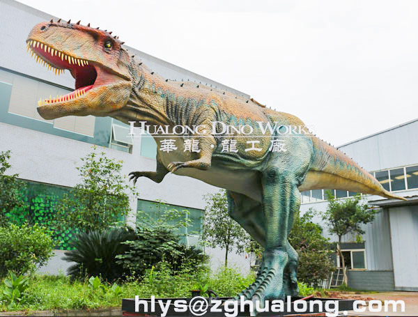 华龙艺术 户外景 区游乐场大型仿真恐龙机模10M