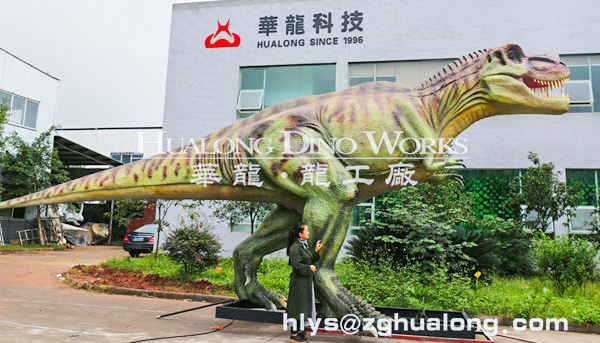 华龙艺术 博物馆 侏罗纪公园大型仿真霸王龙机模10M