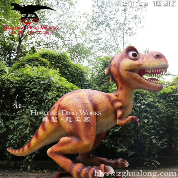 自贡华龙艺术 大型卡通恐龙雕塑