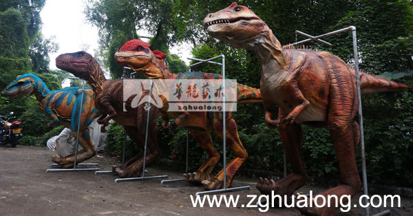 华龙艺术行走恐龙皮套