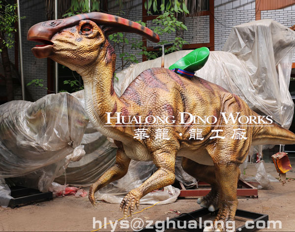 华龙艺术效果逼真的骑乘恐