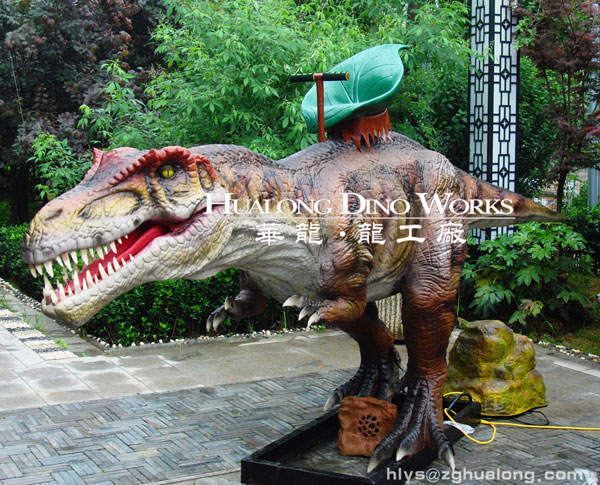 广场互动恐龙摇摆车