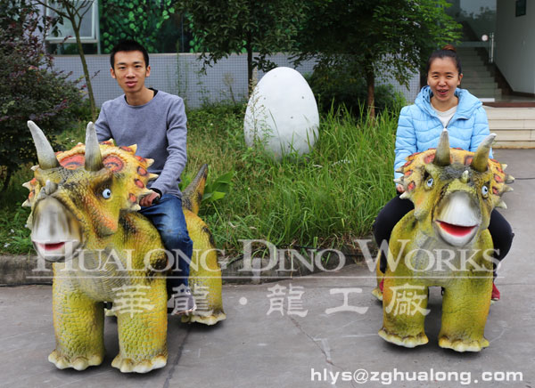 华龙艺术三角龙小车