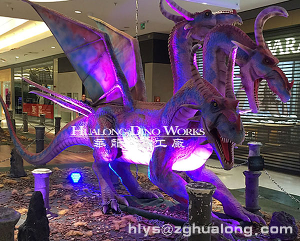 华龙艺术高密度海绵仿真飞龙模型