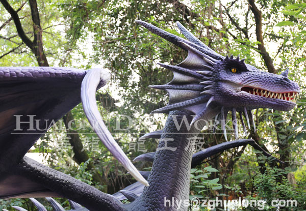 卡通电影飞龙模型制作