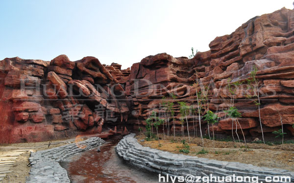 大型假山假石雕塑供应商