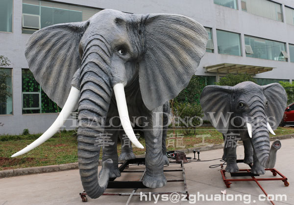 华龙艺术电动海绵大象