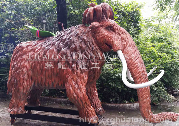 华龙艺术电动摇摆坐骑猛犸象