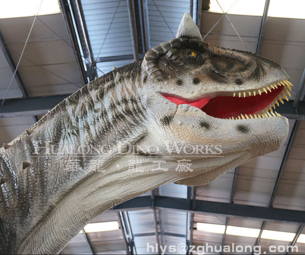 华龙艺术栩栩如生的机械仿真牛龙模型