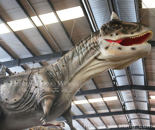 华龙艺术效果逼真的仿真坐骑恐龙