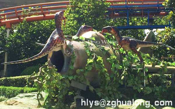 华龙艺术仿真迅猛龙模型