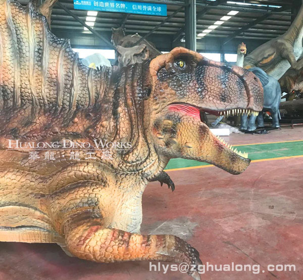 华龙艺术高品质爬行坐恐龙
