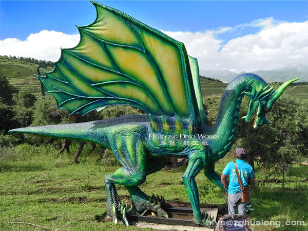 仿真西方飞龙电动模型制作