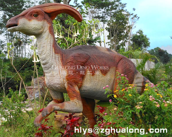 出售流行仿真恐龙-副龙栉龙