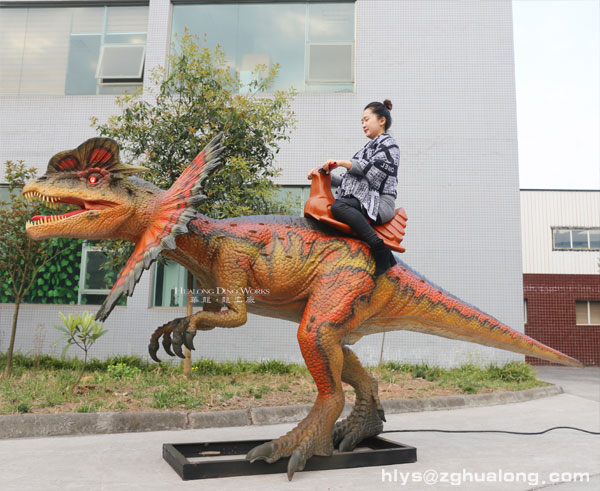 华龙艺术高品质的仿真机械骑乘恐龙