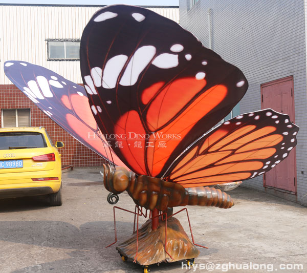 华龙艺术颜色艳丽仿真蝴蝶
