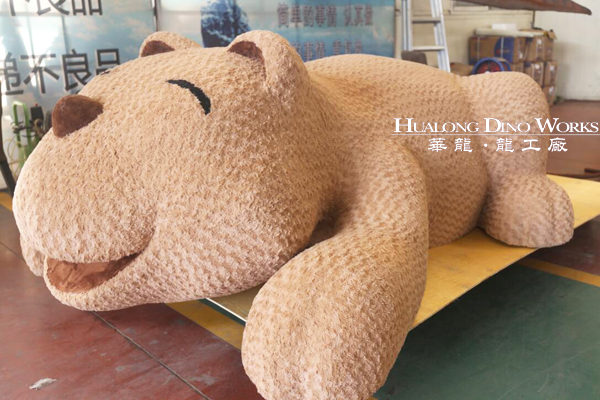 华龙艺术栩栩如生高仿泰迪熊定制