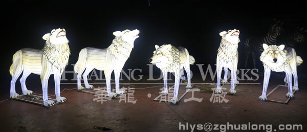 华龙艺术动物彩灯