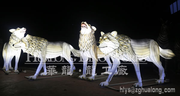 华龙艺术节日气氛营造彩灯