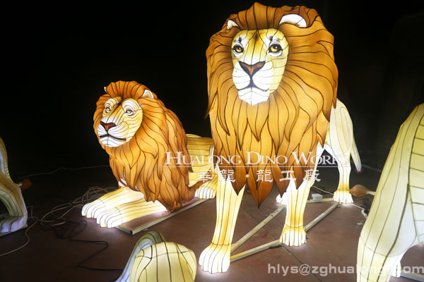 华龙艺术各种动物彩灯