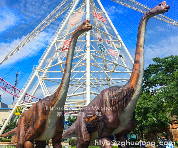 华龙艺术栩栩如生大型仿真腕龙20M