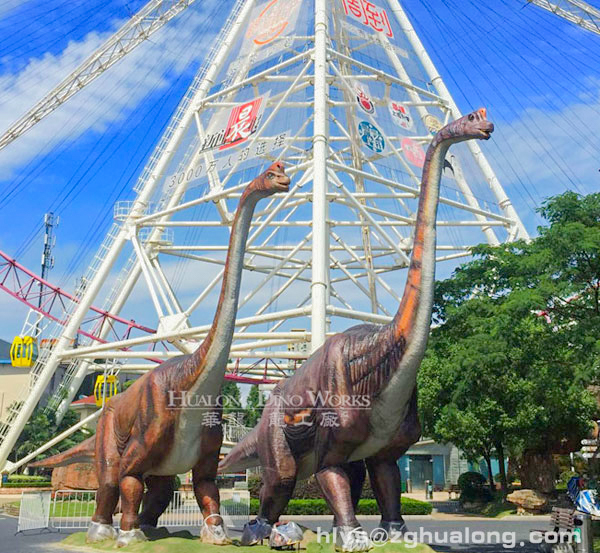 华龙艺术户外大型仿真腕龙20M