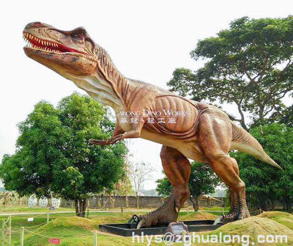 华龙艺术侏罗纪公园大型仿真霸王龙18M