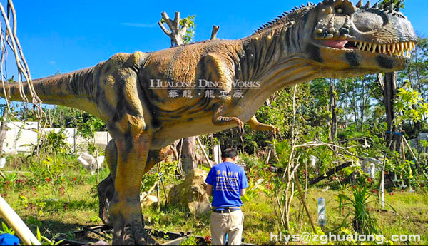 华龙艺术恐龙主题公园 户外大型仿真恐龙展18M