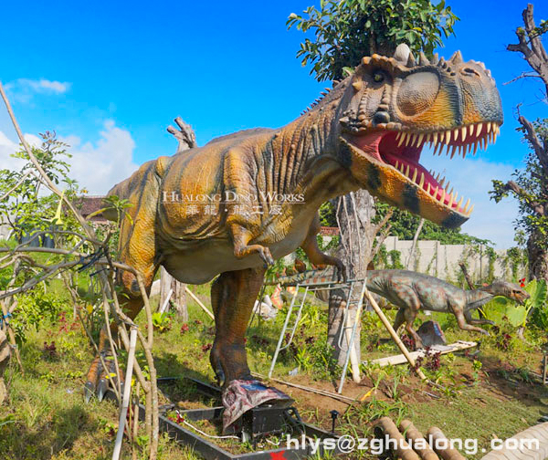  华龙艺术仿真霸王龙定制厂家18M