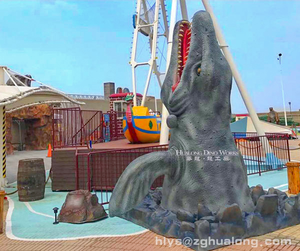 华龙艺术 恐龙主题公园 园林景观仿真恐龙摆件高4M