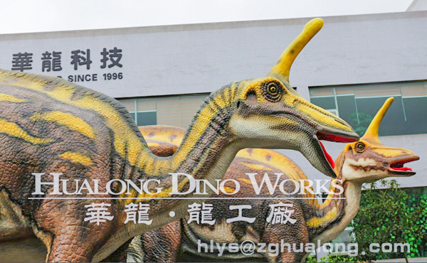 华龙艺术户外园林景观大型电动机械恐龙摆件10M
