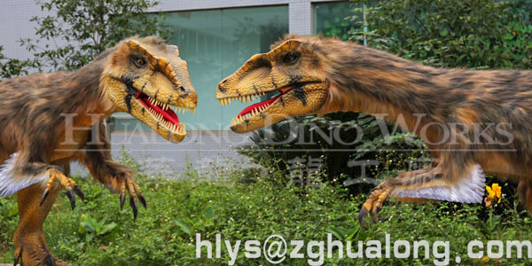 华龙艺术侏罗纪仿真恐龙公园摆件6M