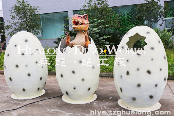 华龙艺术户外景区互动拍照仿真恐龙蛋组合 仿真恐龙定制游乐园展览