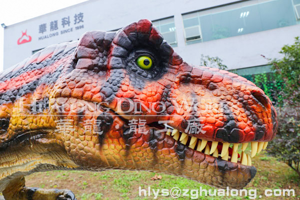 华龙艺术高品质电动骑乘恐龙