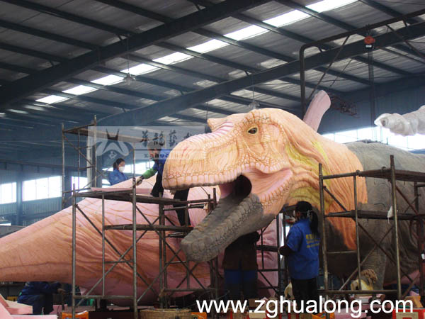 华龙艺术仿真恐龙制作流程