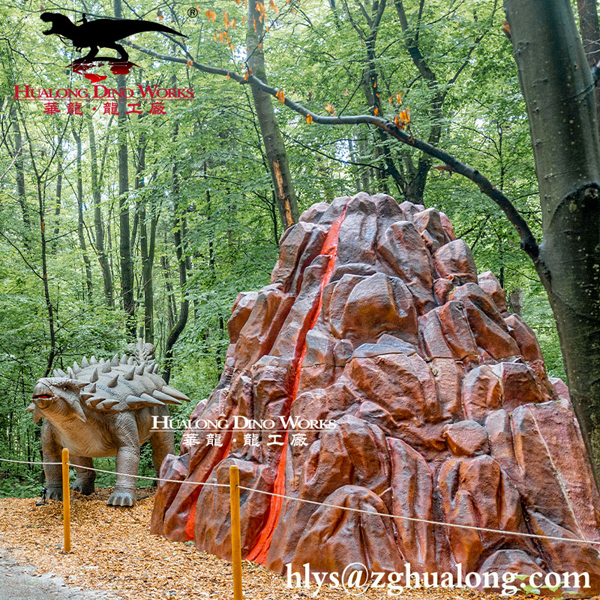 自贡华龙艺术 栩栩如生仿真甲龙机模