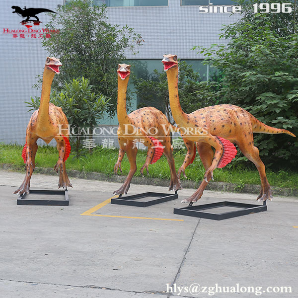 自贡华龙艺术 栩栩如生高品质大型玻璃钢恐龙