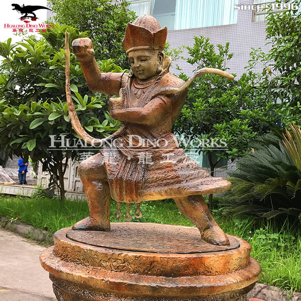 华龙艺术 高质量石像机模装饰摆件