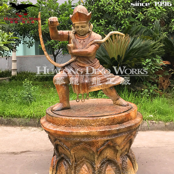 华龙艺术 灵性的神明石像雕塑人物