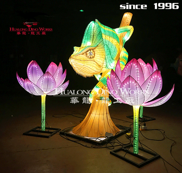 华龙科技 商场美陈花灯制作