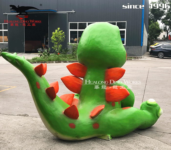 华龙科技 室内亲子互动游乐场小巧卡通恐龙定制