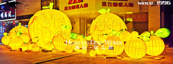 华龙龙工厂 元宵节街景大型彩灯展览